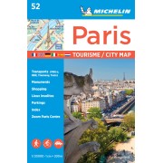 Paris City map 52 Michelin